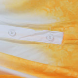 SC Plus Size Fashion Print Tie Up Loose Jumpsuit NY-10490