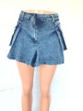 SC Casual Denim Slim Mini Skirt LX-3549