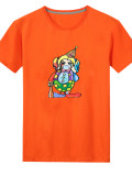 SC Plus Size Cartoon Print O Neck T Shirts SXF-30603