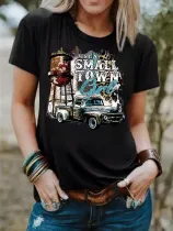 SC Casual Print O Neck T Shirts LSD-83201