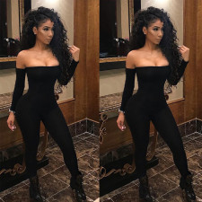 SC Sexy Off The Shoulder Full Sleeve Bodycon Jumpsuits YNB-7051