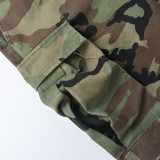 SC Casual Letter Patch Camouflage Shorts LSD-1335