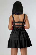 SC Backless Fashion Sexy Solid Dress GYLY-9781