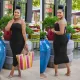 SC Solid Color Pleated Tube Tops Dress BY-6585
