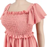SC Plus Size Summer Short Sleeve Dress GDAM- 218198