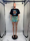 SC Casual Print Short Sleeve T Shirt GDNY-1062