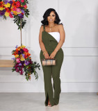 SC Solid Color Casual Sling Jumpsuit BS-1352