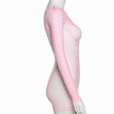 SC Long Sleeve Mesh Sexy Nightclub Dress DLSF-W22D13770