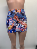 SC Fashion Print Mini Skirt GDNY-1041