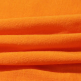 SC Solid Color Short Sleeve Irregular Dress HNIF-TK001