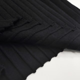 SC Long Sleeve Knit Irregular Crop Tops ASL-6689