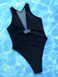 SC Mesh Patchwork One Piece Swimsuit CSYZ-285