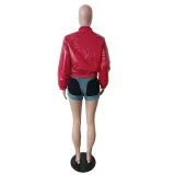 SC Solid Color Long Sleeve Slim Down Jackets MEM-88513