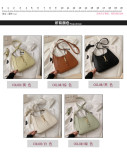 SC Solid Color Shoulder Tote Crossbody Small Bag HCFB-33632