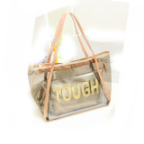 SC Pvc Transparent Jelly Tote Mother Daughter Bag HCFB-TOU