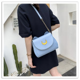 SC Solid Color Kitten Casual Crossbody Crescent Bag HCFB-20837