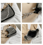 SC Chain Bright Diamond Bandbag Crossbody Bag HCFB-285006