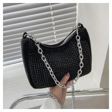 SC Chain Bright Diamond Bandbag Crossbody Bag HCFB-285006