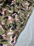 SC High Waist Camouflage Pocket Multicolor Pants GSMJ-6931