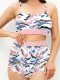SC Printed Suspender Two Piece Shorts Set SH-390793