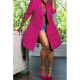 SC Ostrich Fur Solid Color Trench Coat QYXZ-9145