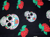 SC Halloween Skull Print Sleeveless Back Pants Jumpsuit SH-390760