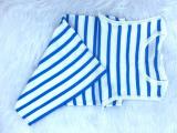 SC Stripe Sleeveless Sweater Mini Dress CL-6180