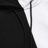 SC Trendy Men's Color Block Hooded Sweatshirt GXWF-001