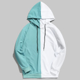 SC Trendy Men's Color Block Hooded Sweatshirt GXWF-001