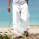 SC Men Plus Size Solid Hip Hop Straight Leg Pants GXWF-23057