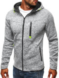 SC Men's Plus Size Casual Sport Long Slleve Plush Hooded Sweatshirt GXWF-ZL-KJ-W12