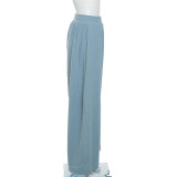 SC Fashion High Waist Loose Straight Pant XEF-35195