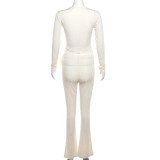 SC Fashion Irregular Fringe Top Pants Two Piece Set XEF-35527