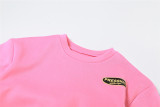 SC Fashion Print Long Sleeve Sweatshirt And Shorts Two Piece Set XEF-35856