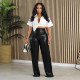 SC Solid Color Wide Leg Casual Pant YS-867