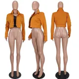 SC Solid Color Long Sleeve Short Jackets YD-1168-F5