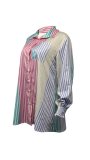 SC Fashion Stripe Print Long Sleeve Shirt GDNY-002