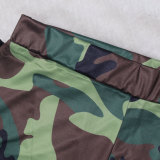 SC Casual Camouflage Print Tassel Pants HNIF-102