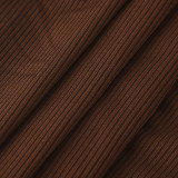 SC Solid Color Long Sleeve Zipper Sport Jumpsuit MZ-2818