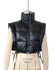 SC Zipper Lacing Cotton Vest Bread Clothes Vest SH-390864