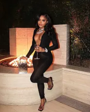 SC Sexy Deep V Neck Backless Nightclub Jumpsuit ME-8458