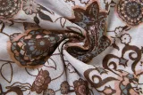 SC Sexy Backless Print Long Sleeve Skinny Romper XEF-36634