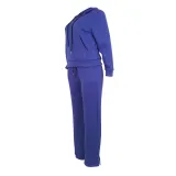 SC Solid Color Hooded Sweatshirt And Pants Two Piece Set FENF-290