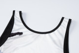 SC Sleeveless Print Slim Jumpsuit BLG-P3312232A
