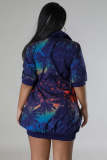 SC Fashion Print Half Sleeve Mini Dress XMY-9462
