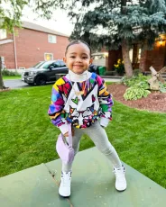 SC Kids Girl Print Long Sleeve Sweatshirt GYMF-YM079
