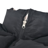 SC Reversible Wear Zipper Vest Warm Cotton Jacket GBTF-8099DN