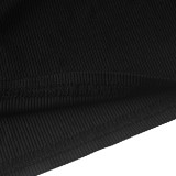 SC Black Casual Sling Slim Maxi Dress MZ-2824