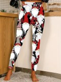 SC Christmas Printed Casual Pants DAI-125