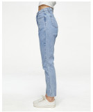 SC Holes High Waisted Straight Jeans GKNF-TS-181